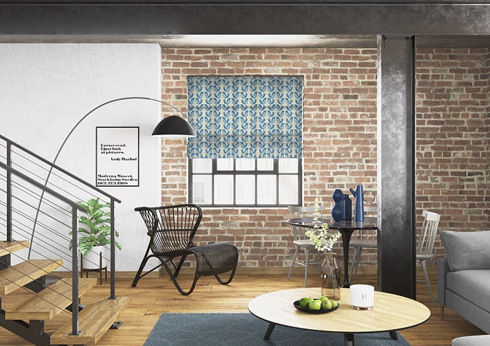 Scandi Birds, Capri - Twist&Fit Roman Blind - Image 5